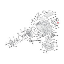 Needle bearing transmission, closed end