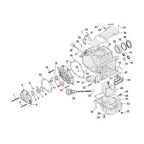 Ball bearing, transmission bearing housing