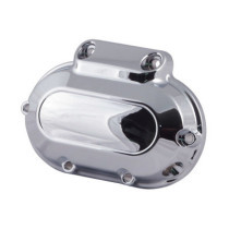 Transmission end cover smooth, cable clutch. Chrome