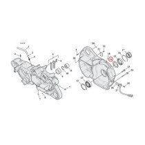 Thrustwasher, sprocket shaft bearing