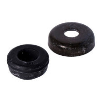 Washer with grommet, shock mount