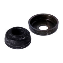 Washer with grommet, shock mount