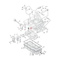 SPRING, BAFFLE OIL PAN