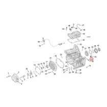 Hex bolt, flanged. Transmission to engine