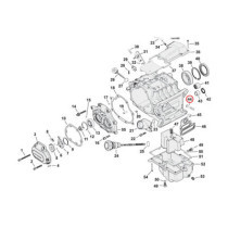 Hex bolt, flanged. Transmission to engine