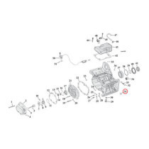 Dowel pin, transmission & crankcase