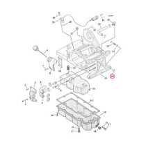 Dowel pin, transmission & crankcase