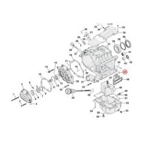 Dowel pin, transmission & crankcase