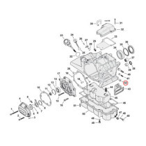 Dowel pin, transmission & crankcase