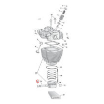 Retaining rings, piston wrist pin