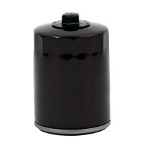 MCS, spin-on oil filter, with top nut for M8. Black