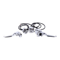 Handlebar control, switch & wiring kit. CAN-bus. Chrome