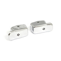 Turn signal switch extender cap set. Chrome