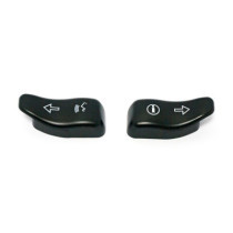 Turn signal switch extender cap set. Black