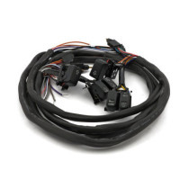 Handlebar switch & wiring kit. Radio/Cruise. LED. Black