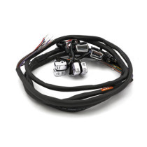 Handlebar switch & wiring kit. Radio/Cruise. LED. Chrome