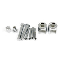 Saddlebag support kit. Chrome