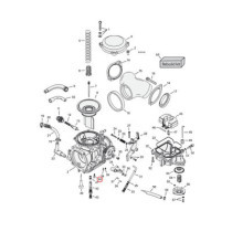 CVP, slow jet (pilot jet) Keihin CV carb. 42