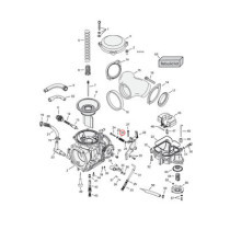 Spring, idle crew Keihin CV carburetor