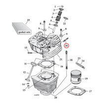 MCS, exhaust stud & nut kit 84-up