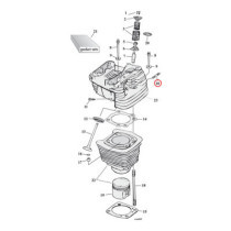 MCS, exhaust stud & nut kit 84-up