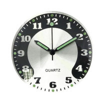 HANDLEBAR MOUNTED CLOCK, BLACK