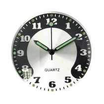 HANDLEBAR MOUNTED CLOCK, CHROME