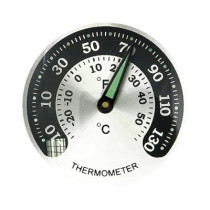 HANDLEBAR MOUNTED THERMOMETER, CHROME