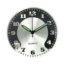 HANDLEBAR MOUNTED CLOCK, CHROME