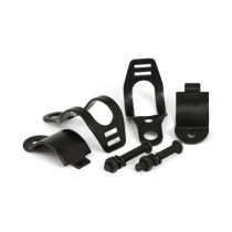 Roper, turn signal fork mount kit. 30-45mm. Black