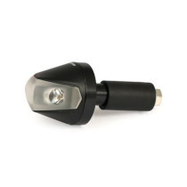 Jewel, in-bar LED turn signal. Clear lens