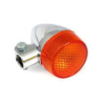 Bullet light turn signal ECE appr. Chrome