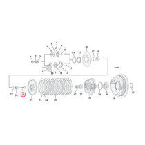 Adjusting screw, clutch