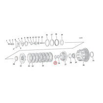 RET.RING, CLUTCH HUB BEARING