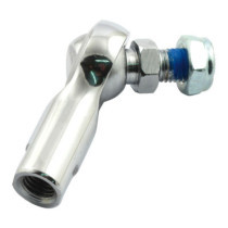 Shifter rod end, 5/16-24. Chrome