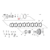 RETAINING RING, CLUTCH PLATES