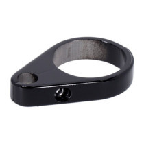 2-Piece frame cable clamp. Clutch. Black