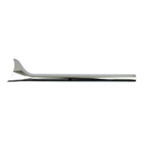 Slip-on Fishtail exhaust extension 30" long chrome