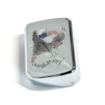 Custom coil cover. Eagle. Chrome