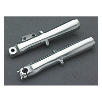 FL lower fork leg set, single disc. Polished