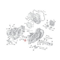 Pinion shaft bearing, Sportster. White/Gray