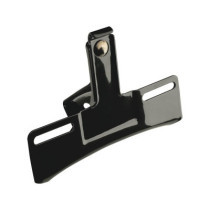  OEM-Style Top Mount License Plate Bracket 3-hole Black 