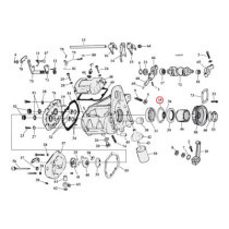 Retaining ring mainshaft bearing, left