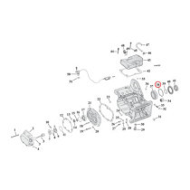 Retaining ring mainshaft bearing, left