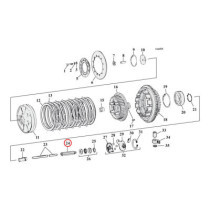 PUSHROD END CLUTCH, RIGHT SIDE