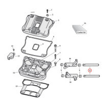 Rocker arm shaft. Import