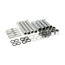 Complete 86-90 XL pushrod cover kit. Chrome