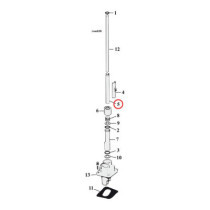 Inner pushrod cover tube set