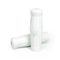 VINTAGE STYLE 1" GRIPS WHITE