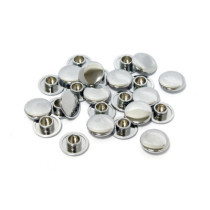 Push-in mushroom allen head plugs M10. Chrome